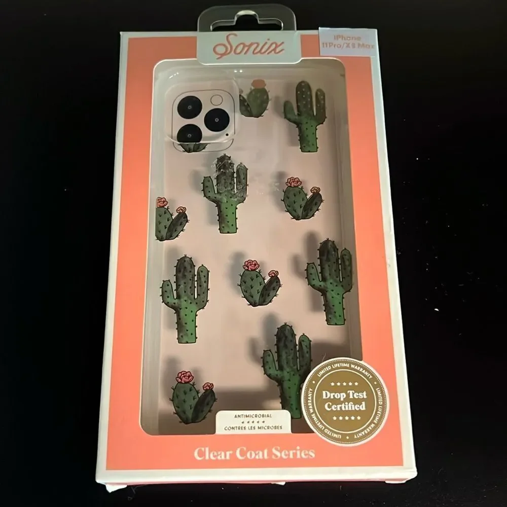 Sonix Apple iPhone 11pro/XS MAX Clear Coat Prickly Pear Phone‎ Case D6